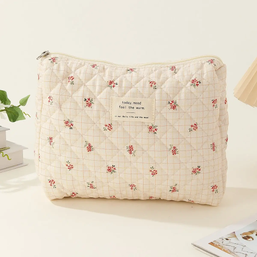 Floral Print Make Up Bag