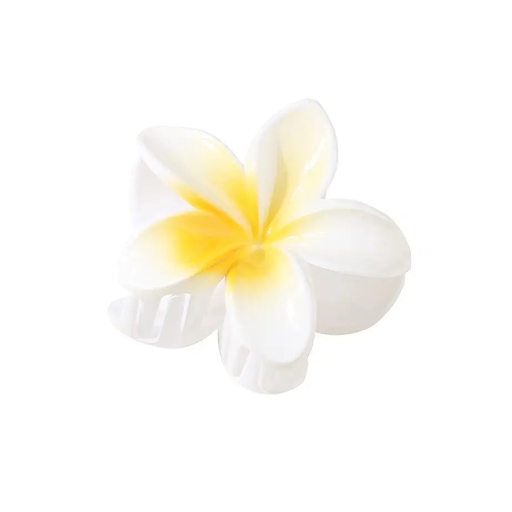 Gradient Plumeria Claw Clip
